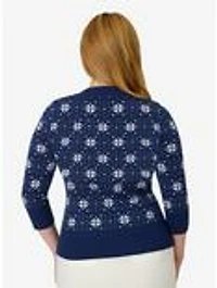 Disney's Frozen Collection by Unique Vintage Elsa & Anna Fair Isle Minou Sweater