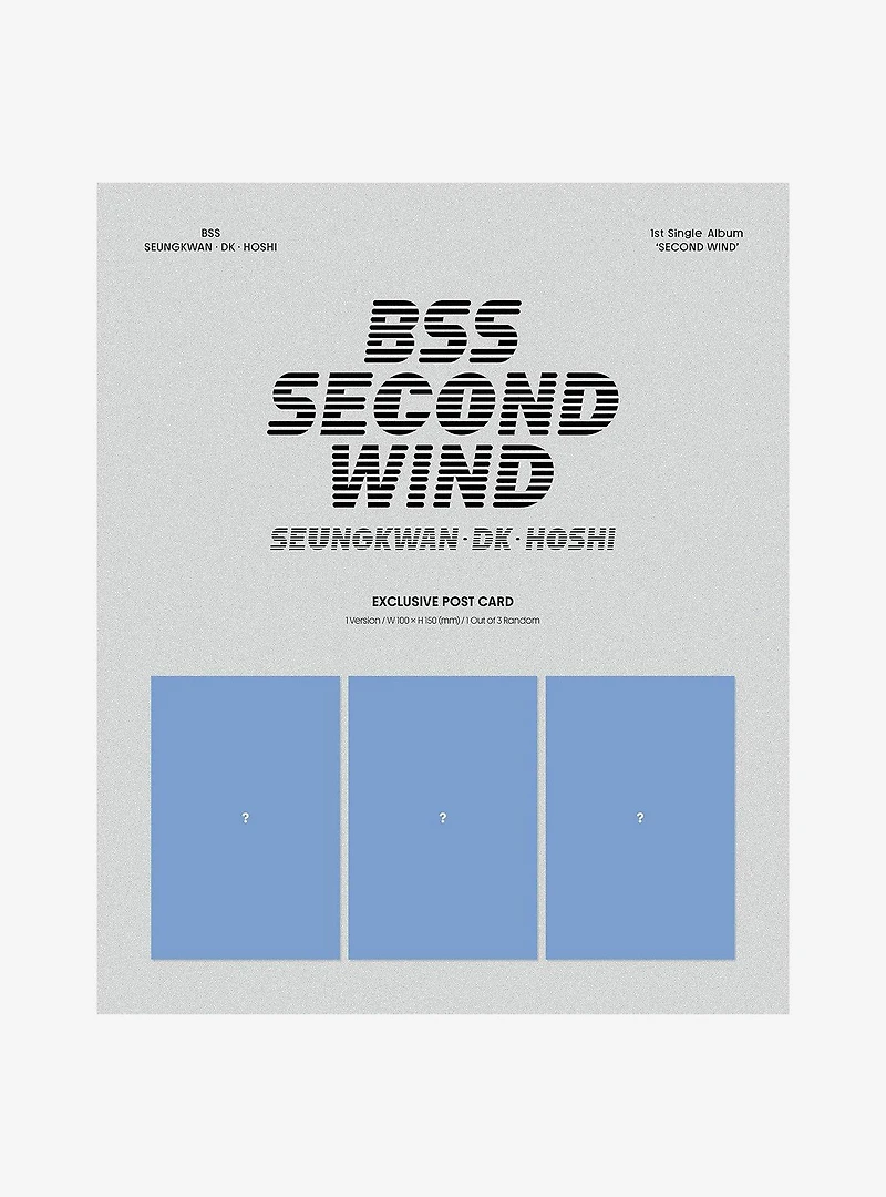 Seventeen BSS 1st Single Album Second Wind Vinyl LP