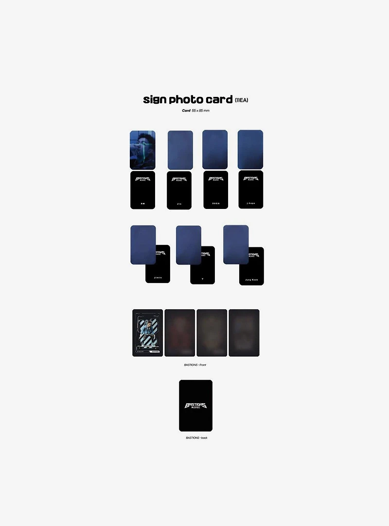 BTS Bastion's Planet (Photobook Lyric Book) Signed Vinyl LP