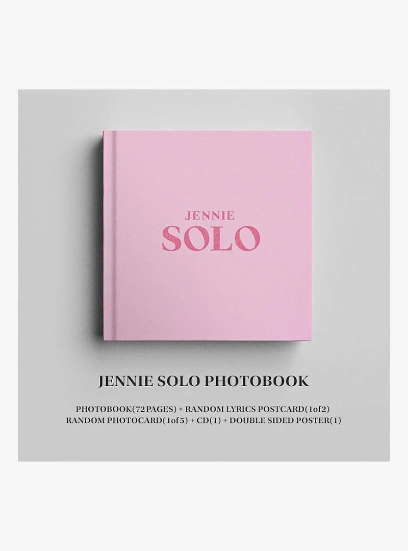 Jennie Solo Photobook Solo Photobook Vinyl LP