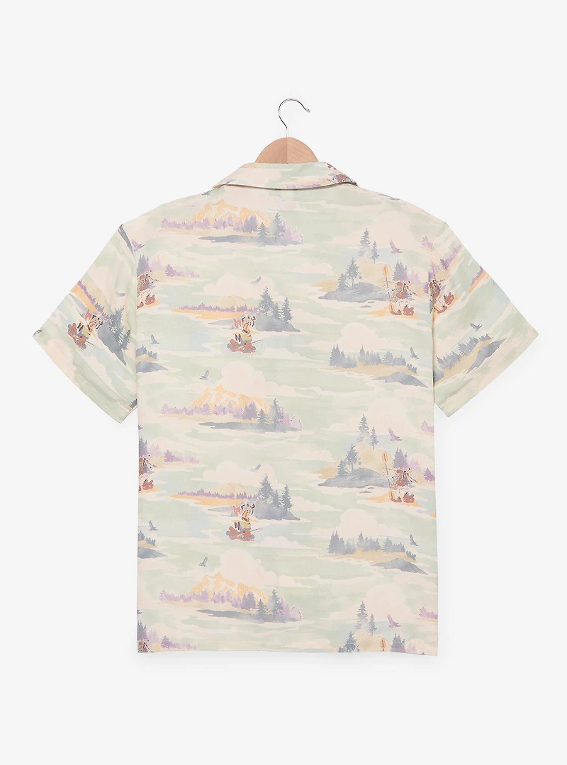 Disney A Goofy Movie Perfect Cast Allover Print Woven Button-Up - BoxLunch Exclusive