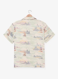 Disney A Goofy Movie Perfect Cast Allover Print Woven Button-Up - BoxLunch Exclusive