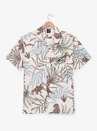 Jurassic Park Allover Print Woven Button-Up — BoxLunch Exclusive