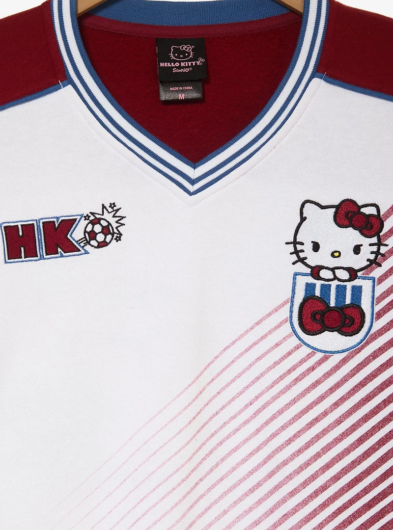 Sanrio Hello Kitty Soccer Jersey Crewneck - BoxLunch Exclusive