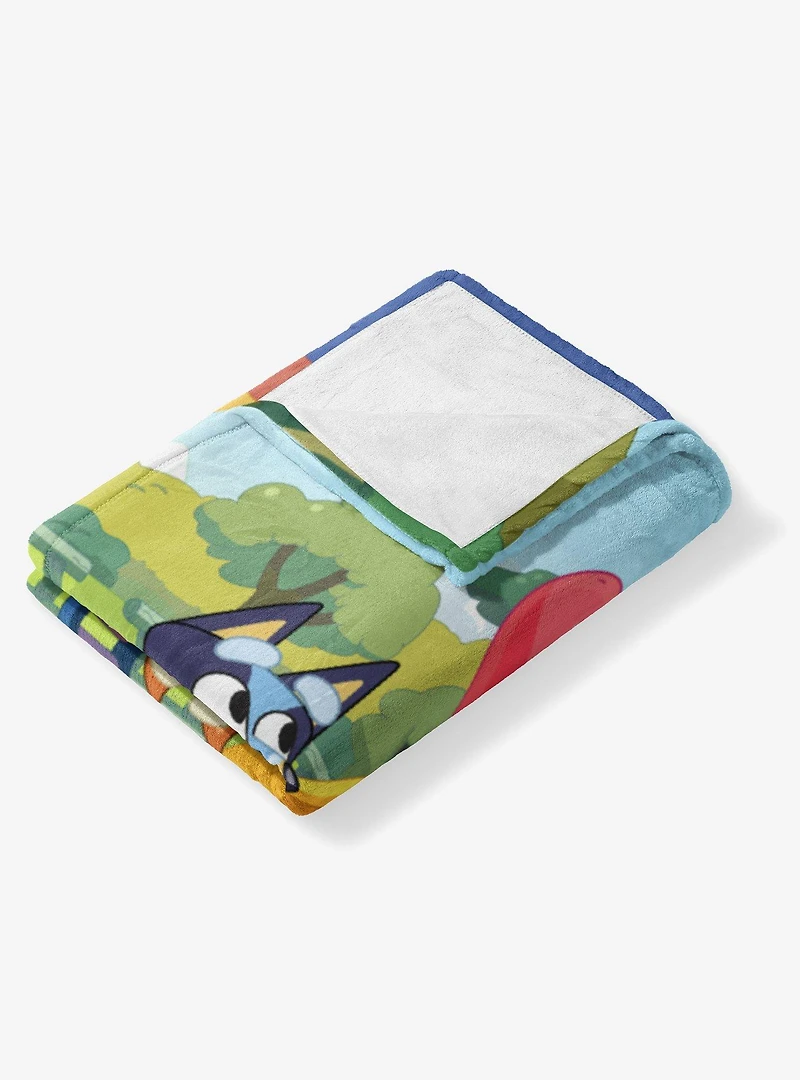 Bluey Balloon Girls Silk Touch Throw Blanket