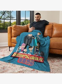 Despicable Me 4 Despicably Us Cloud Throw Blanket