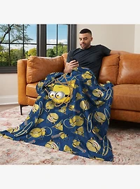 Despicable Me 4 Just Hanging Cloud Throw Blanket