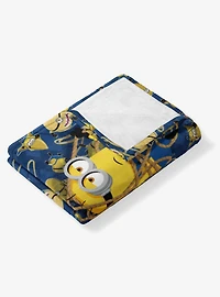 Despicable Me 4 Just Hanging Cloud Throw Blanket