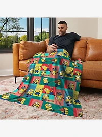 Despicable Me 4 Shenanigans Cloud Throw Blanket