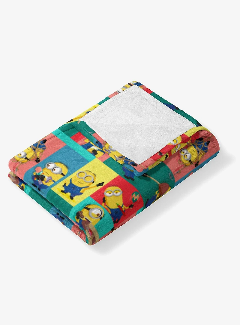Despicable Me 4 Shenanigans Cloud Throw Blanket