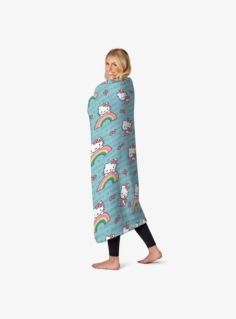 Hello Kitty Bow So Sweet Silk Touch Throw Blanket