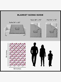 Hello Kitty Bow And Stripes Silk Touch Throw Blanket