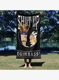 Beavis & Butt Head Being Gothic Rules + Shut Up 2-Pack Beach Towel