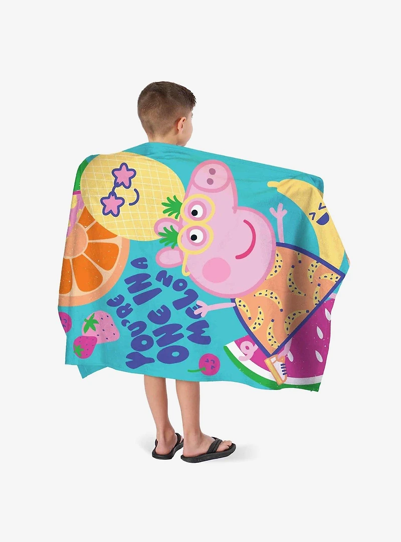 Peppa Pig Fruit Salad + One In A Melon Beach Towel 2 Pack