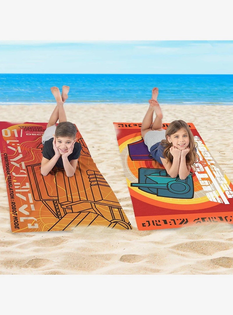 Transformers Class Decept + Solar Punk 2-Pack Beach Towel