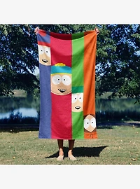 South Park Class Picture + Stripe 2-Pack Beach Towel