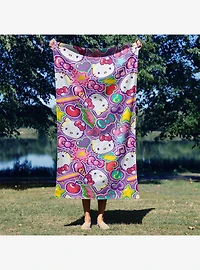 Hello Kitty Cherry Summer Microfiber Beach Towel