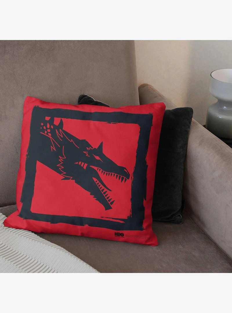 Game of Thrones Year of the Dragon Red Dragon Throw Pillow
