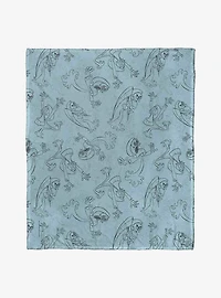 Billy And Mandy Sketchy Grim Silk Touch Throw Blanket