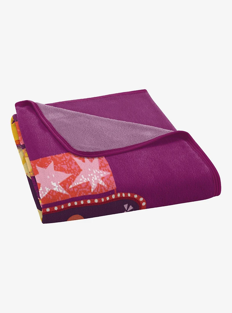 Willy Wonka Wonka Away Micro Raschel Throw Blanket