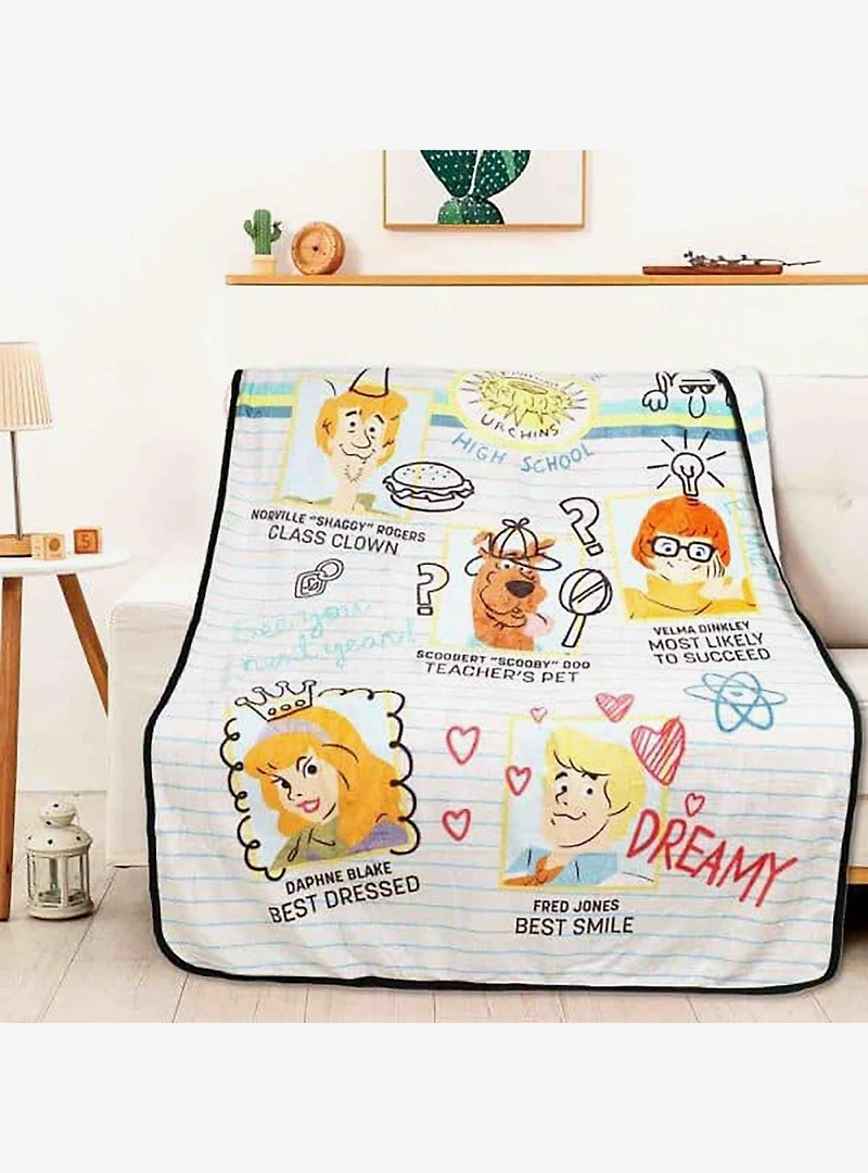 Scooby-Doo! High School Memories Micro Raschel Throw Blanket
