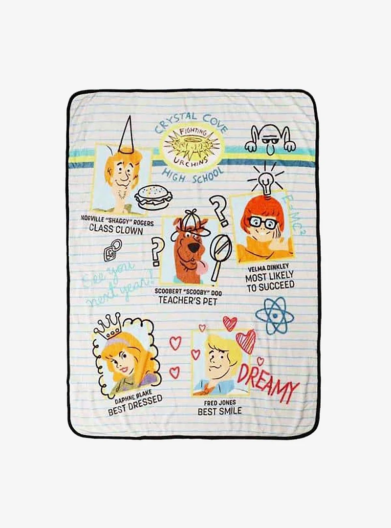 Scooby-Doo! High School Memories Micro Raschel Throw Blanket