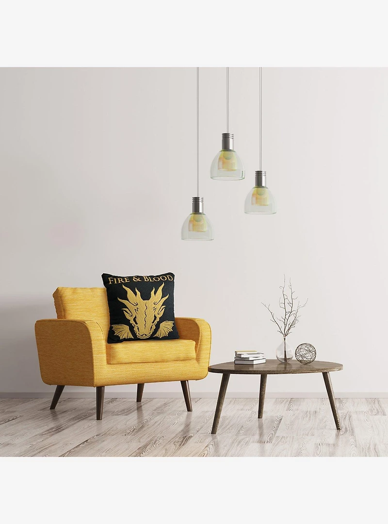 House of the Dragon Heirs Of The Dragon Jacquard Pillow