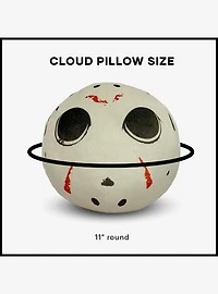 Friday 13th Jason Mask Travel Cloud Pillow