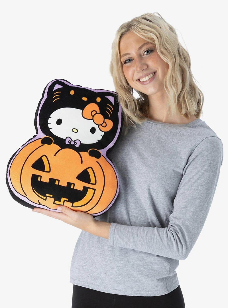 Hello Kitty Pumpkin Kitty Travel Cloud Pillow