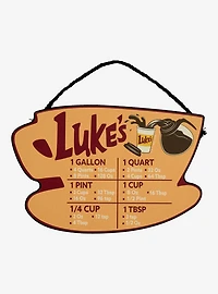 Gilmore Girls Luke's Diner Kitchen Conversion Chart - BoxLunch Exclusive