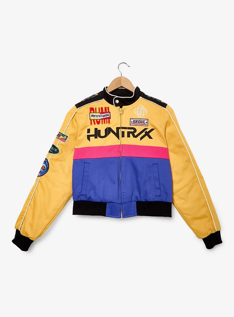 KPop Demon Hunters Rumi Women's Cropped Racing Jacket - BoxLunch Exclusive