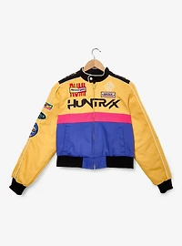 KPop Demon Hunters Rumi Women's Cropped Racing Jacket - BoxLunch Exclusive