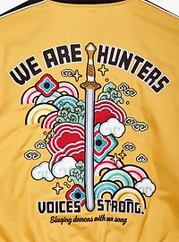 KPop Demon Hunters Rumi Women's Plus Cropped Racing Jacket - BoxLunch Exclusive