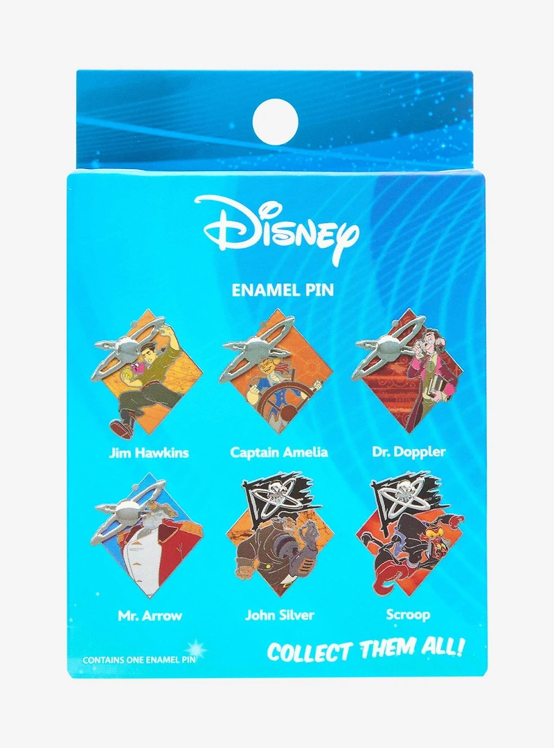 Disney Treasure Planet Characters Blind Box Enamel Pin - BoxLunch Exclusive