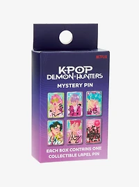 KPop Demon Hunters Saja Boys Photo Card Blind Box Enamel Pin - BoxLunch Exclusive