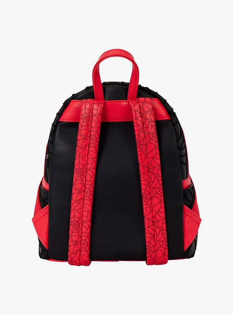 Loungefly Marvel Spider-Man Black Webs Mini Backpack