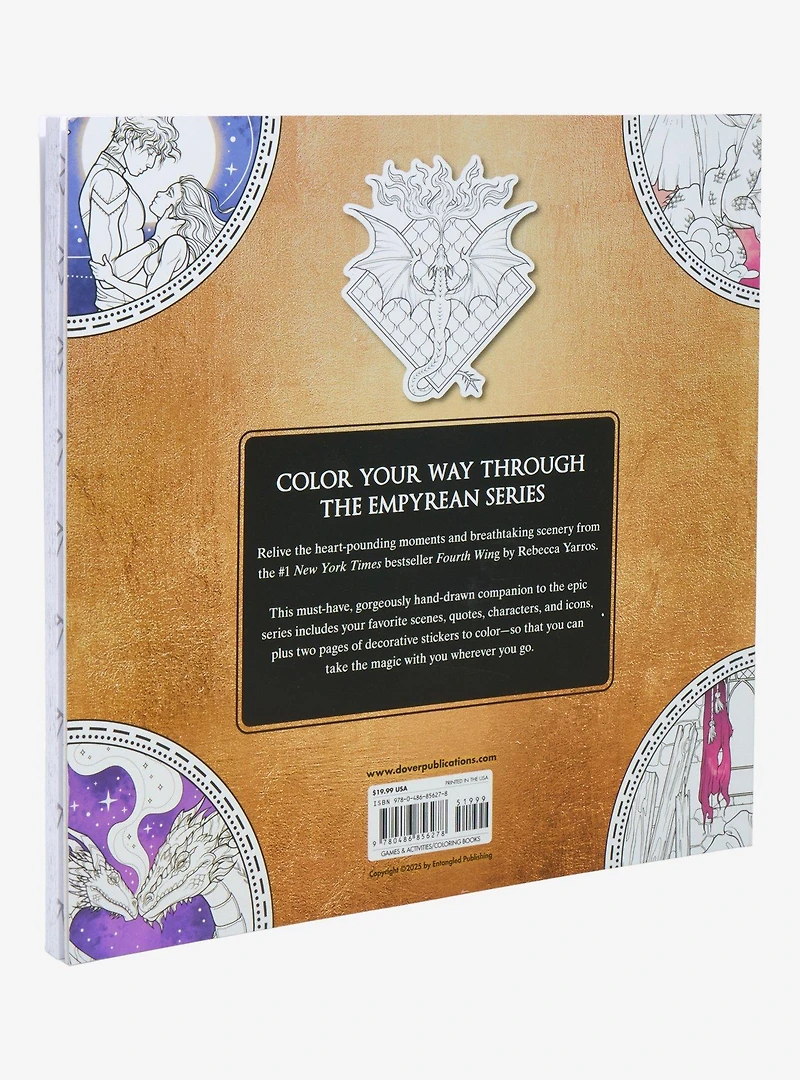 Fourth Wing Official Coloring & Sticker Book