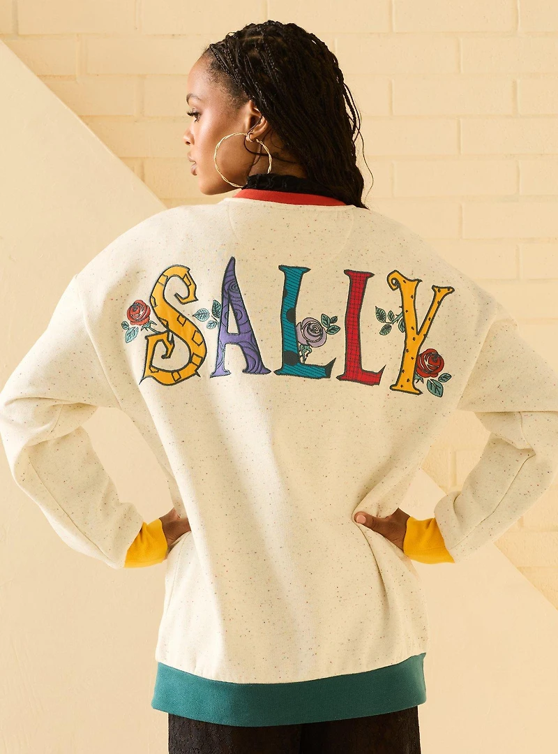 Disney The Nightmare Before Christmas Sally Queen of Scream Crewneck — BoxLunch Exclusive