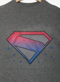 Her Universe DC Comics Supergirl Ombré Logo Bishop Sleeve Women's Sweater - BoxLunch Exclusive