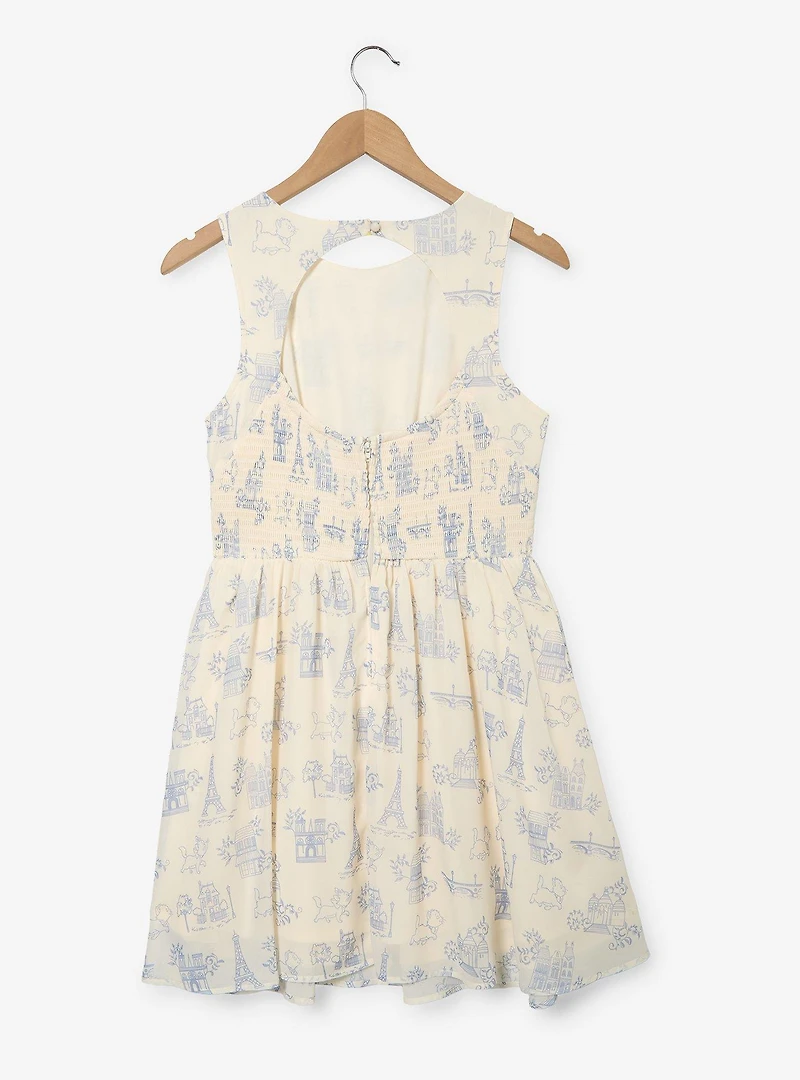 Disney The Aristocats Allover Print Chiffon Dress — BoxLunch Exclusive