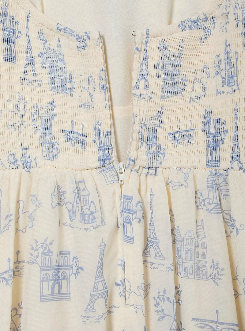 Disney The Aristocats Allover Print Chiffon Dress — BoxLunch Exclusive