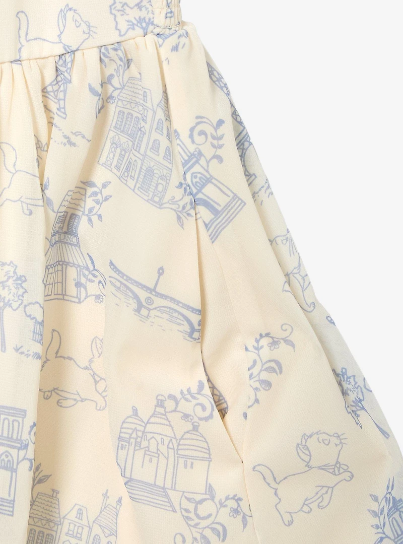 Disney The Aristocats Allover Print Chiffon Dress — BoxLunch Exclusive