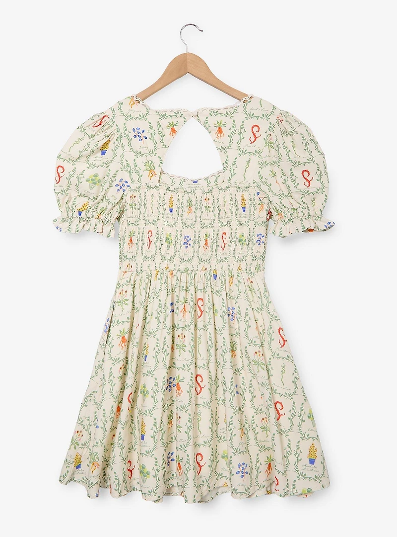Harry Potter Herbology Plants Allover Print Dress - BoxLunch Exclusive