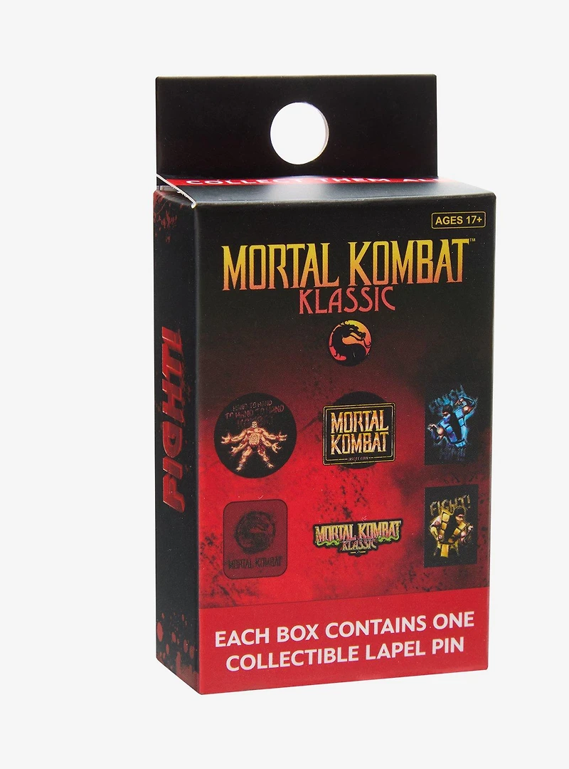 Mortal Kombat Klassic Blind Box Enamel Pin - BoxLunch Exclusive