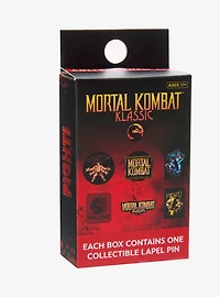 Mortal Kombat Klassic Blind Box Enamel Pin - BoxLunch Exclusive