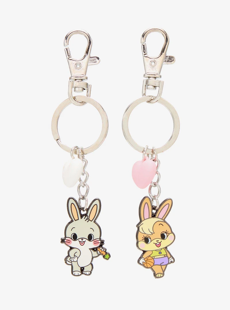 Looney Tunes Gokko Bugs Bunny & Lola Keychain Set — BoxLunch Exclusive