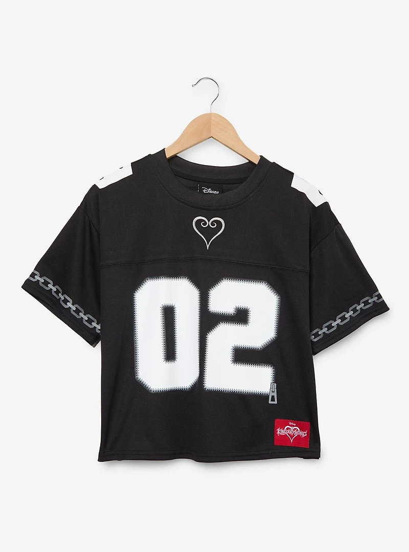 Disney Kingdom Hearts Sora Women's Cropped Football Jersey - BoxLunch Exclusive