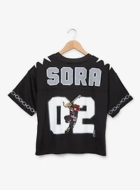 Disney Kingdom Hearts Sora Women's Cropped Football Jersey - BoxLunch Exclusive