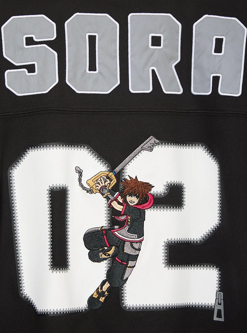 Disney Kingdom Hearts Sora Women's Cropped Football Jersey - BoxLunch Exclusive