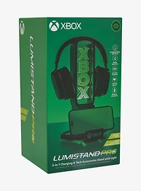 Paladone Xbox Logo Lumistand Pro 3-in-1 Charging & Tech Accessory Stand with Light